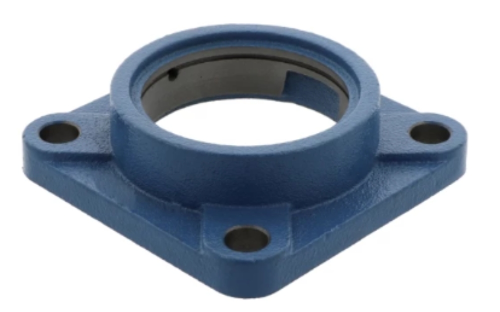 FYJ 520 Square flanged housing for insert bearings, cast iron, JIS