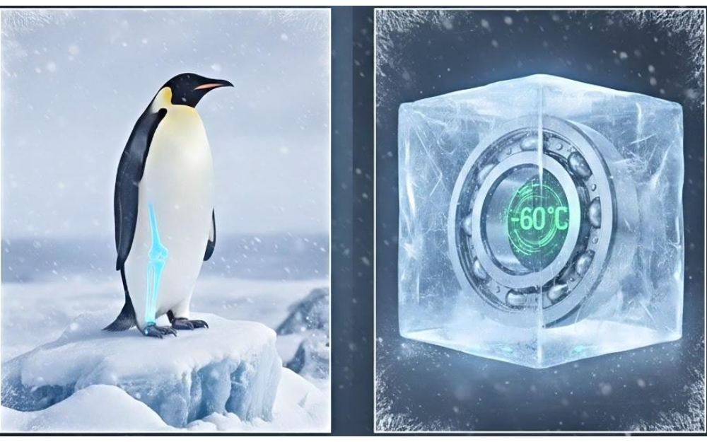 Penguin knees and our bearings: which is more resistant to the cold? — Exploring bearing technology for extreme environments