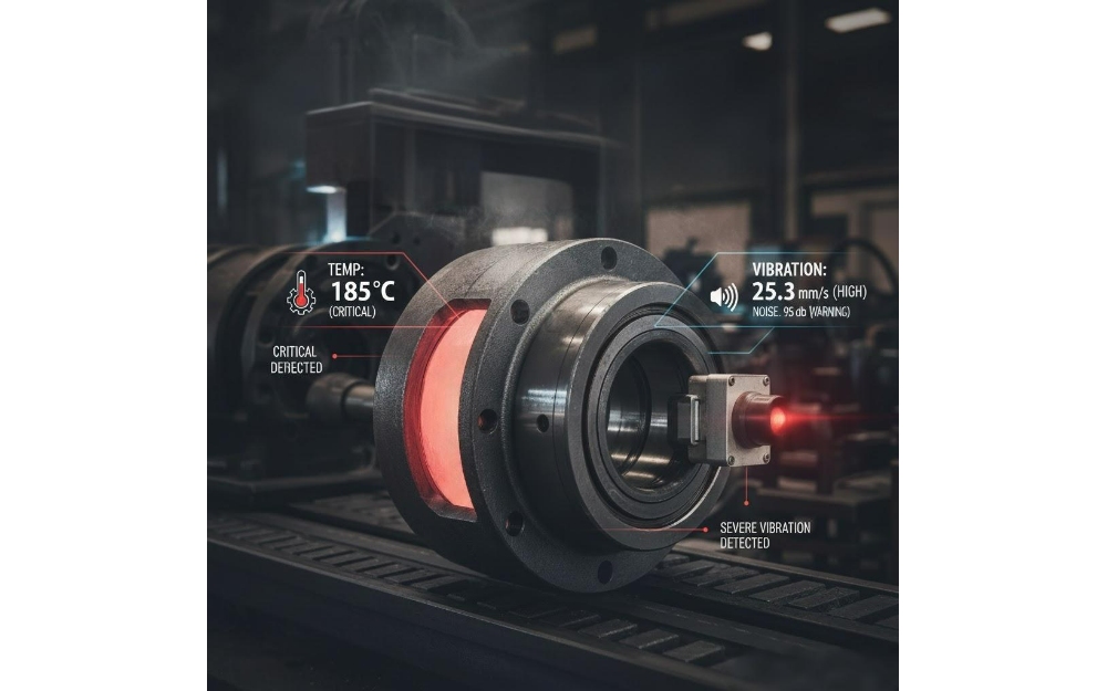 Abnormal temperature rise and vibration noise: Interpreting early warning signals of bearing housing failure!