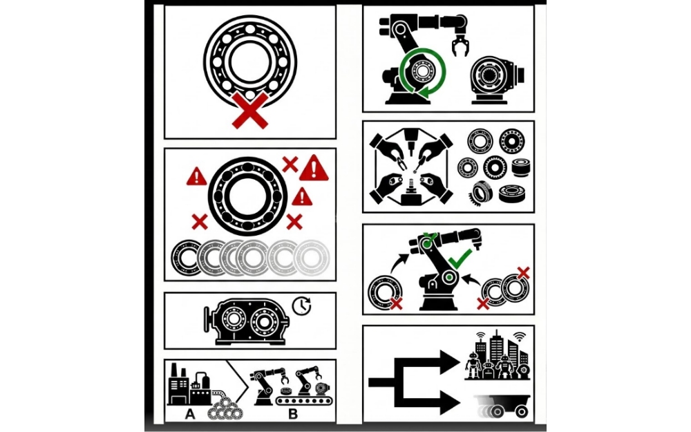 With the increasing number of industrial robots, will ordinary bearings be "phased out"?